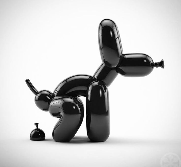 Poop Balloon Dog Decor