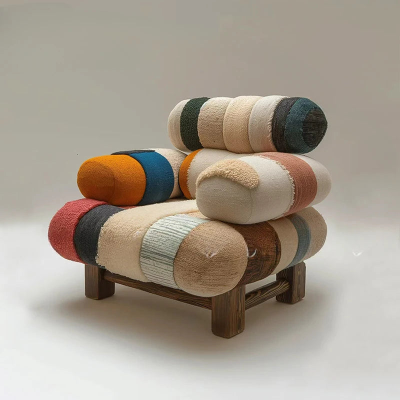 Multitone Patchwork Sofa