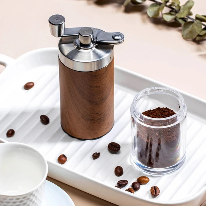 Portable Wood Hand Coffee Grinder