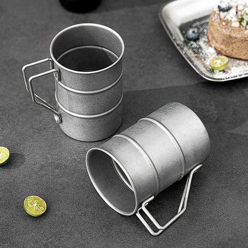 Industrial Style Oil Barrel Mug