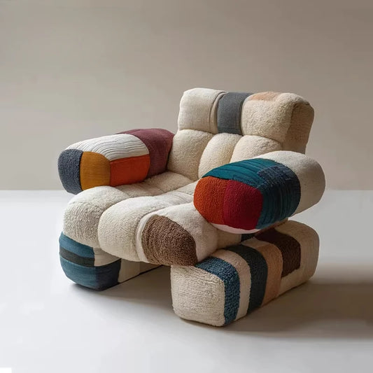 Multitone Patchwork Sofa