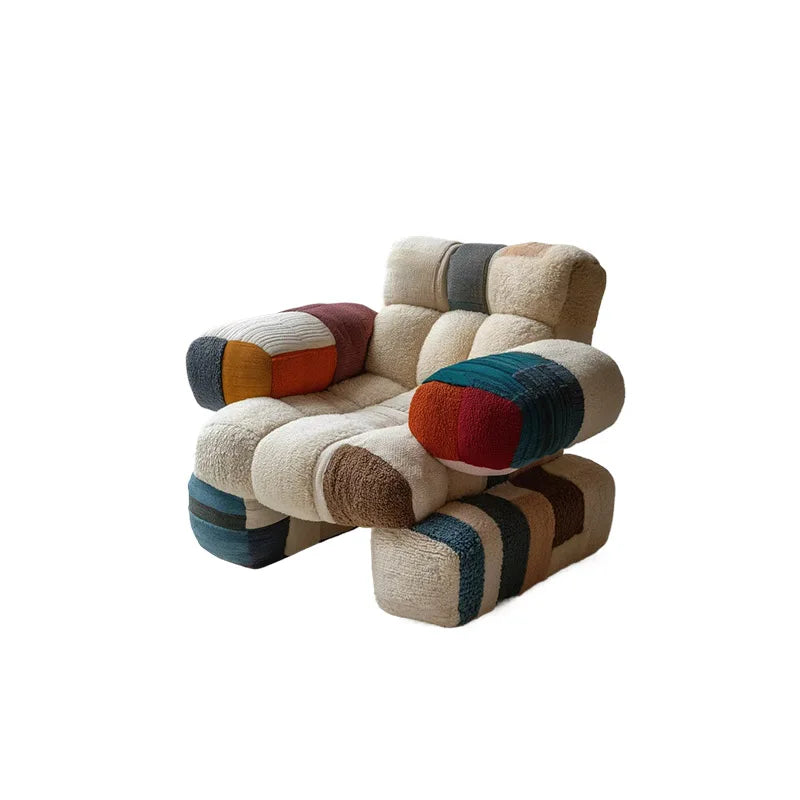 Multitone Patchwork Sofa